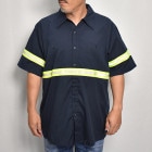 ��Us Customized Reflective Visible S/S Work Shirt/Green�ʥ��� ��ե쥯�����������ġ˥ͥ��ӡ�/������XL [z-9041]