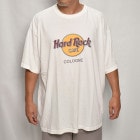 ・Hard Rock Cafe/90’s-00's S/S T-Shirt（ハードロックカフェ Tシャツ）ホワイト/サイズ2XL [z-9198]