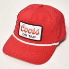 Coors/Twill Snap Back Cap（クアーズ キャップ）レッド [a-7615]