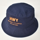 HWY×US/Hawg Bucket Hat（エイチダブリューワイ×アス ハット）ネイビー [a-7625]
