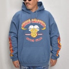 415 Clothing×Us/Frisco Choppers Pullover Hoodie（415クロージング×アス パーカー）ブルーグレー [a-7670]