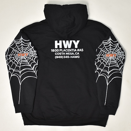HWY×US/Big Spider web Pullover Hoodie（エイチダブリューワイ×アス