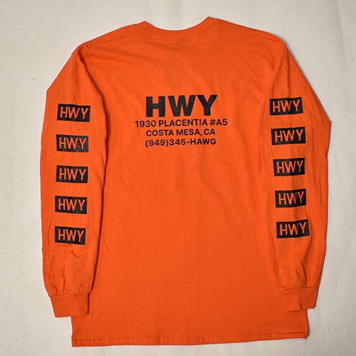 HWY×US/Cal Trans L/S T-Shirt（エイチダブリューワイ×アス Tシャツ 