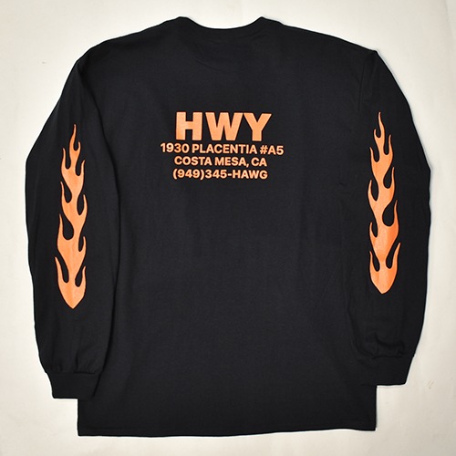 HWY×US/Hawg L/S T-Shirt（エイチダブリューワイ×アス Tシャツ  