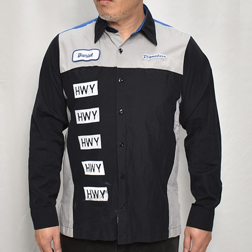 HWY×Us/Limited Hand-Printed L/S Work Shirt（エイチダブリューワイ