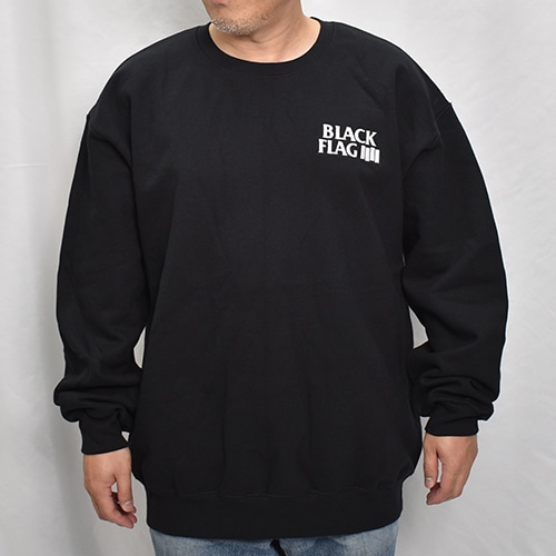 Black Flag/Bars & Logo Crewneck Sweatshit（ブラックフラッグ