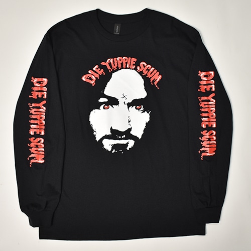 Charles Manson Die Yuppie Scum L/S T-Shirt（チャールズ