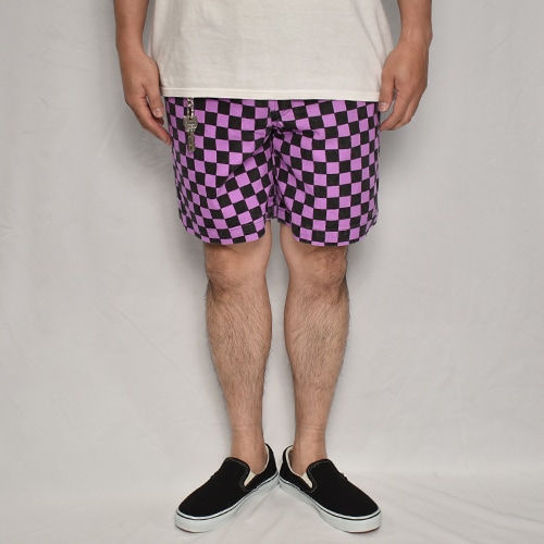 UNUSED EMBLEM PATTERN EASY SHORTS ハーフパンツ UNUSED / Emblem pattern easy shorts-UNUSED(アンユーズド)の