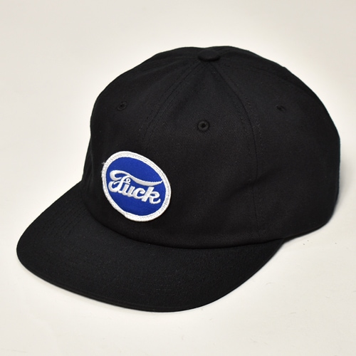 Fuck Logo Twill 6 Panel Cap（ファックロゴ キャップ）ブラック