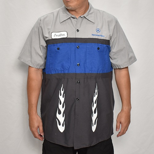 関税/送料込み【BLAKELY】アルトゥススエットシャツ HWY×Us/Limited Hand-Printed S/S Work Shirt(エイチダブリュー