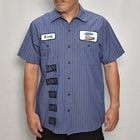 HWYUs/Limited Hand-Printed S/S Work Shirtʥ֥塼磻ߥ ġ˥졼ߥ֥롼ȥ饤/L [y-0271]
