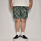 Multi Flames Amphibious Nylon Easy Short Pants（フレームス イージーショートパンツ）グリーン/ブラック [a-8036]