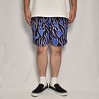 Multi Flames Amphibious Nylon Easy Short Pants（フレームス イージーショートパンツ）パープル/ブラック [a-8037]