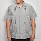 US Customized Over Dyed S/S Guayabera Shirt(С塼Х)֥å/42 [y-0319]