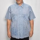 US Customized Over Dyed S/S Guayabera Shirt(С塼Х)ͥӡ/XL [y-0321]
