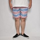 Native Amphibious Nylon Easy Short Pants（ネイティブ イージーショートパンツ）グレー×ブルー×ピンク [a-8054]
