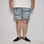 Native Amphibious Nylon Easy Short Pants（ネイティブ イージーショートパンツ）ライトグリーン×ブルー×グレー [a-8055]
