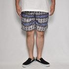 Native Amphibious Nylon Easy Short Pants（ネイティブ イージーショートパンツ）グレー×パープル×ベージュ [a-8056]