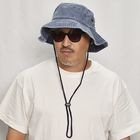 Newhattan/Pigment Dyed Safari Hat（ニューハッタン ハット）ブルー [a-8067]