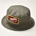 Hot Wheels Auto Club Patched Bucket Hat（ホットウィールズハット）オリーブ [a-8064]