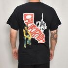 Hells Angels Santa Cruz/California Support S/S T-Shirt（ヘルズエンジェルス Tシャツ）ブラック [a-8084]