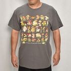 Mushroom Guide S/S T-Shirt（マッシュルームガイド Tシャツ）チャコール [a-8089]