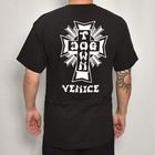 Dogtown/Cross Logo×Venice S/S T-Shirt（ドッグタウン Tシャツ）ブラック [a-8091]