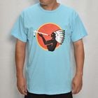 Natural American Spirit/Logo S/S T-Shirt（アメリカンスピリット Tシャツ）スカイブルー [a-8113]