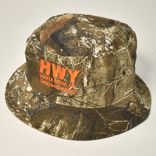 HWY US アス バケットハット HWY×US/Hawg Cotton Bucket Hat（エイチダブリューワイ×アス