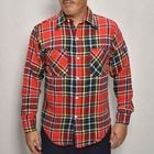 ・Big Mac/Vintage Heavy Flannel L/S Shirt（ビッグマック フランネルシャツ）レッド×イエロー×ブルー/サイズM [y-0506]
