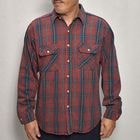 ・Five Brother/Vintage Heavy Flannel L/S Shirt（ファイブブラザー フランネルシャツ）レッド×ブルー×グリーン/サイズL [y-0513]