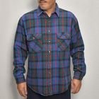 ・Prentiss Outdoor/Vintage Heavy Flannel L/S Shirt（プレンティス フランネルシャツ）ブルー×レッド×グリーン/サイズL [y-0523]