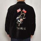 Towncraft×US/Velour Souvenir Jacket/Taipei' 62（タウンクラフト×アス スーベニアジャケット）ブラック [a-8174]