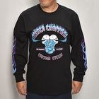 415 Clothing/Frisco Choppers L/S T-shirt（415クロージング Tシャツ）ブラック×ブルー/パープル [a-8176]