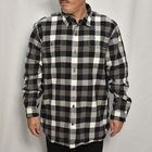 ・Carhartt/Cotton Flannel L/S Shirt（カーハート ネルシャツ）ブラック×ホワイト×グレー/サイズXL [y-0540]