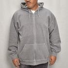 Towncraft/90's Pigment Dyed Zip Up Hoodie（タウンクラフト ジップアップパーカー）グレー [a-8207]
