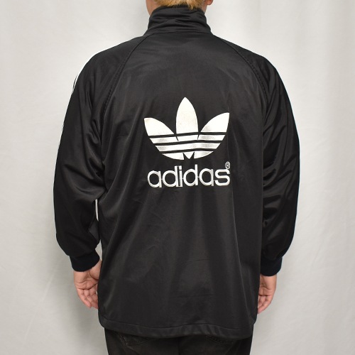 adidas トラックジャケット　サイズ/Ｌ　カラー/ブラック・ホワイト Adidas/Track Jacket（アディダス トラックジャケット）ブラック