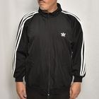 ・Adidas/Track Jacket（アディダス トラックジャケット）ブラック×ホワイト/サイズL [y-0591]