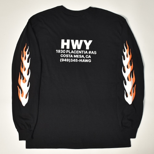 HWY US 長袖シャツ HWY×US/Hawg L/S T-Shirt（エイチダブリューワイ×アス Tシャツ