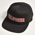 415 Clothing/California Embroidered Snapback Cap（415クロージング キャップ）ブラック [a-8219]