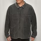 ・50's-60's Vintage French Black Moleskin Work Jacket(フレンチモールスキン ワークジャケット)ブラック/身幅57cm [y-0594]