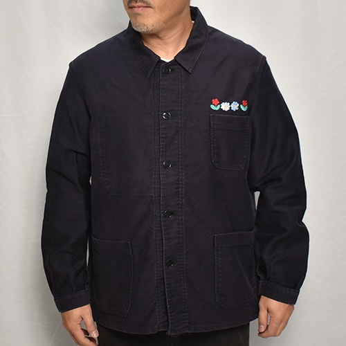 50's-60's Vintage French Moleskin Work Jacket(フレンチモールスキン