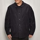 ・50's-60's Vintage French Black Moleskin Work Jacket(フレンチモールスキン ワークジャケット)ブラック/身幅59cm [y-0601]