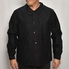 ・50's-60's Vintage French Black Moleskin Work Jacket(フレンチモールスキン ワークジャケット)ブラック/身幅59cm [y-0603]