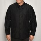 ・50's-60's Vintage French Black Moleskin Work Jacket(フレンチモールスキン ワークジャケット)ブラック/身幅53cm [y-0610]
