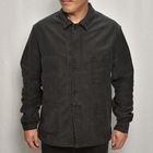 ・Old French Black Moleskin Work Jacket(フレンチモールスキン ワークジャケット)ブラック/身幅58cm [y-0617]