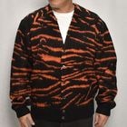 Penny's/Tiger Patterned Shaggy Knit Cardiganʥڥˡ ˥åȥǥ˥󥸡ߥ֥å [a-8221]