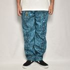 Python Easy Pants（パイソン イージーパンツ）ターコイズブルー×ブラック [a-8229]