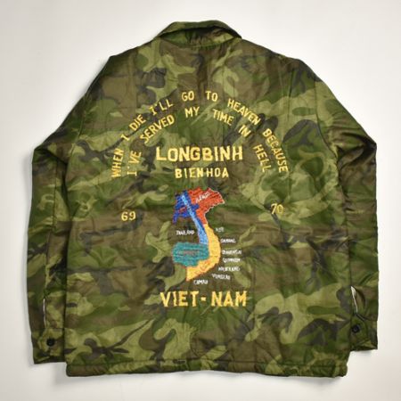 Vietnam jacket カモフラージュ 迷彩 キルティング Us Original Remake Vietnam Souvenir Quilting Jacket（USミリタリー