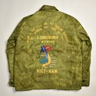 ・Us Original Remake Vietnam Souvenir Quilting Jacket（USミリタリー×アス キルティングジャケット）オリーブ [y-0648]